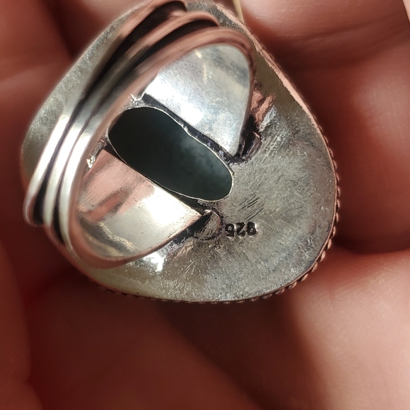 New Solar Quartz Agate 925 Silver Ring. - Picture 11 of 11